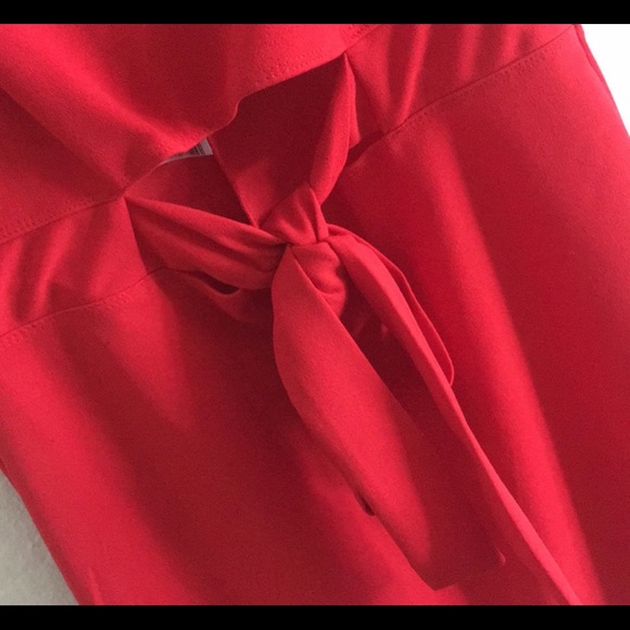 NWOT Reckless Hearts Red Cutout Mini Dress - Picture 5 of 5
